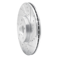 Picture of RNC Brake Rotor - Drill & Slot - R1 88-91 Mazda 929 Front Right Drilled & Slotted Silver Brake Rotor rnc631-80018R