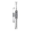 Picture of RNC Brake Rotor - Drill & Slot - R1 03-05 Mazda 6 Front Right Drilled & Slotted Silver Brake Rotor rnc631-80038R