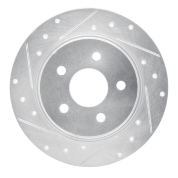 Picture of RNC Brake Rotor - Drill & Slot - R1 08-12 Renault TRAFIC (Mexico) Rear Right Drilled & Slotted Silver Brake Rotor rnc631-92014R