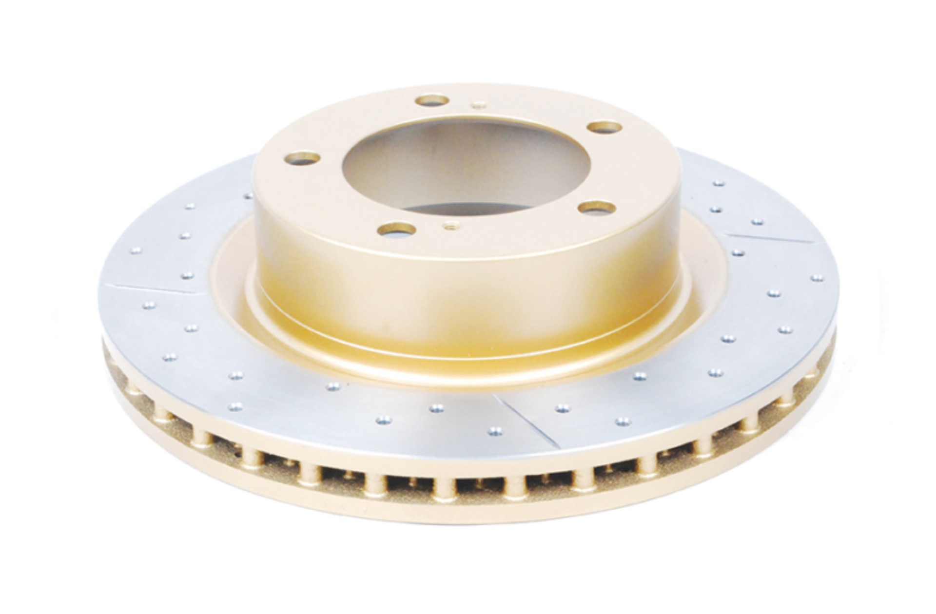 Picture of DBA Street Slot&Drill Rotors - DBA 09-15 Toyota Landcruiser / 10-13 Lexus GX460 Front Drilled & Slotted Street Series Rotor dbaDBA2736X