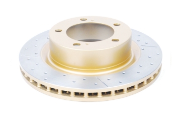 Picture of DBA Street Slot&Drill Rotors - DBA 09-15 Toyota Landcruiser / 10-13 Lexus GX460 Front Drilled & Slotted Street Series Rotor dbaDBA2736X