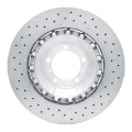 Picture of DFC Geomet Coated Rotors - Drilled - DFC 10-11 Porsche 911 Right Front Drilled Hi-Carbon Alloy Geomet Coated Rotor dfc920-02058DA