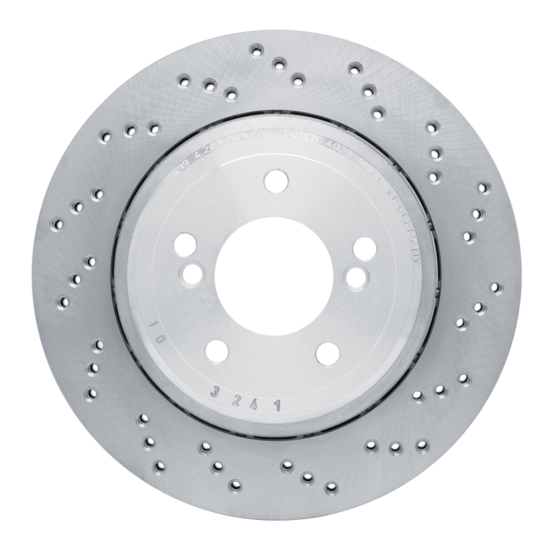 Picture of DFC Geomet Coated Rotors - Drilled - DFC 06-08 BMW M3 Right Rear Drilled Hi-Carbon Alloy Geomet Coated Rotor dfc920-31077DA
