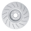 Picture of DFC Geomet Coated Rotors - Drilled - DFC 20-25 BMW X6 Left Front Drilled Hi-Carbon Alloy Geomet Coated Rotor dfc920-31186D