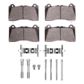 Picture of DFC 5000 Advanced Low Met Brake Pads - DFC 16-18 Ford Focus Front 5000 Advanced Low Metallic Brake Pads and Hardware Kit dfc1551-1977-01