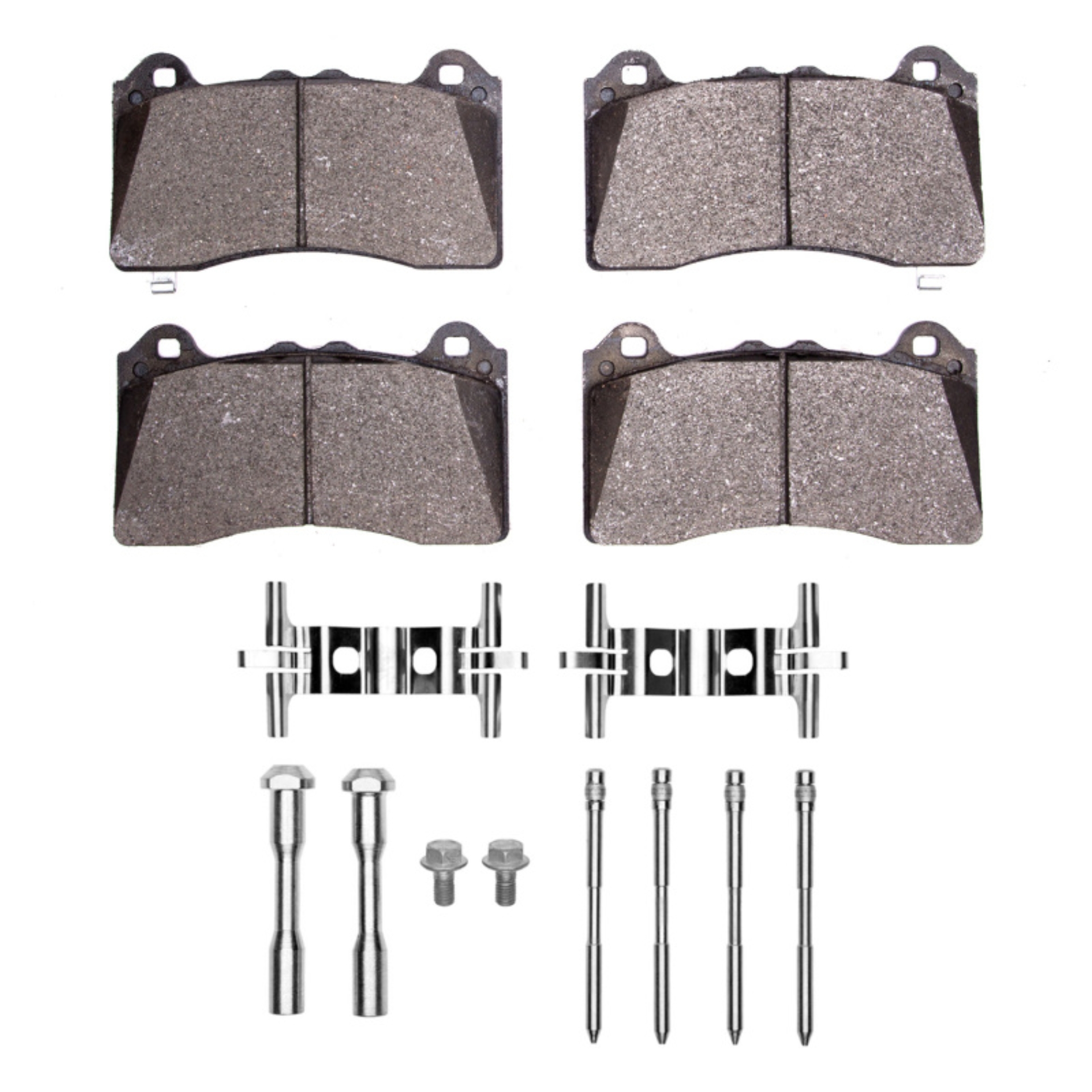 Picture of DFC 5000 Advanced Low Met Brake Pads - DFC 16-18 Ford Focus Front 5000 Advanced Low Metallic Brake Pads and Hardware Kit dfc1551-1977-01