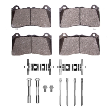 Picture of DFC 5000 Advanced Low Met Brake Pads - DFC 16-18 Ford Focus Front 5000 Advanced Low Metallic Brake Pads and Hardware Kit dfc1551-1977-01