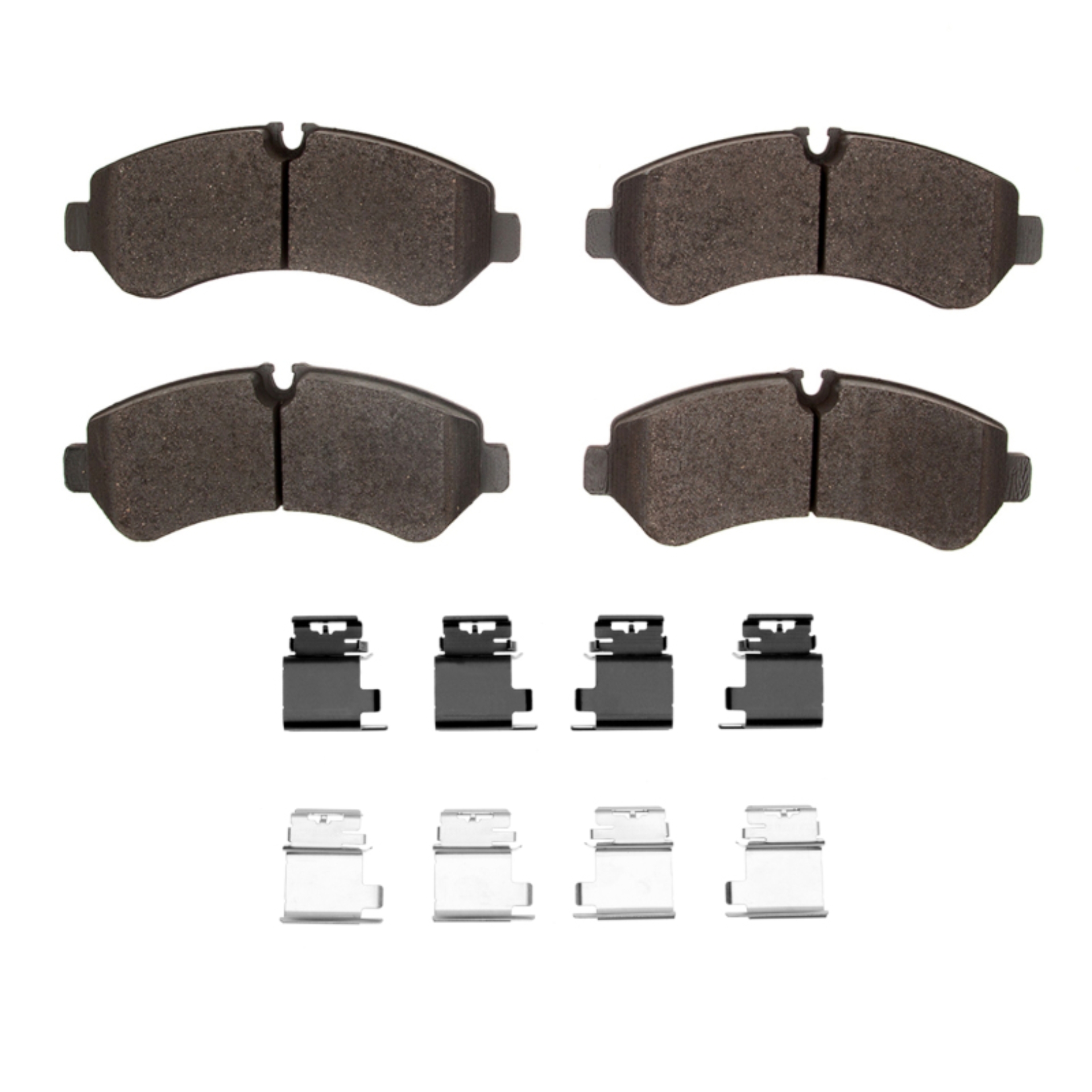 Picture of DFC 5000 Advanced Low Met Brake Pads - DFC 19-23 Freightliner Sprinter 4500 Rear 5000 Advanced Low Metallic Brake Pads and Hardware Kit dfc1552-2236-01