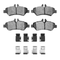 Picture of DFC 5000 Advanced Low Met Brake Pads - DFC 06-18 Dodge Sprinter 3500 Rear 5000 Advanced Low Metallic Brake Pads and Hardware Kit dfc1552-1317-01