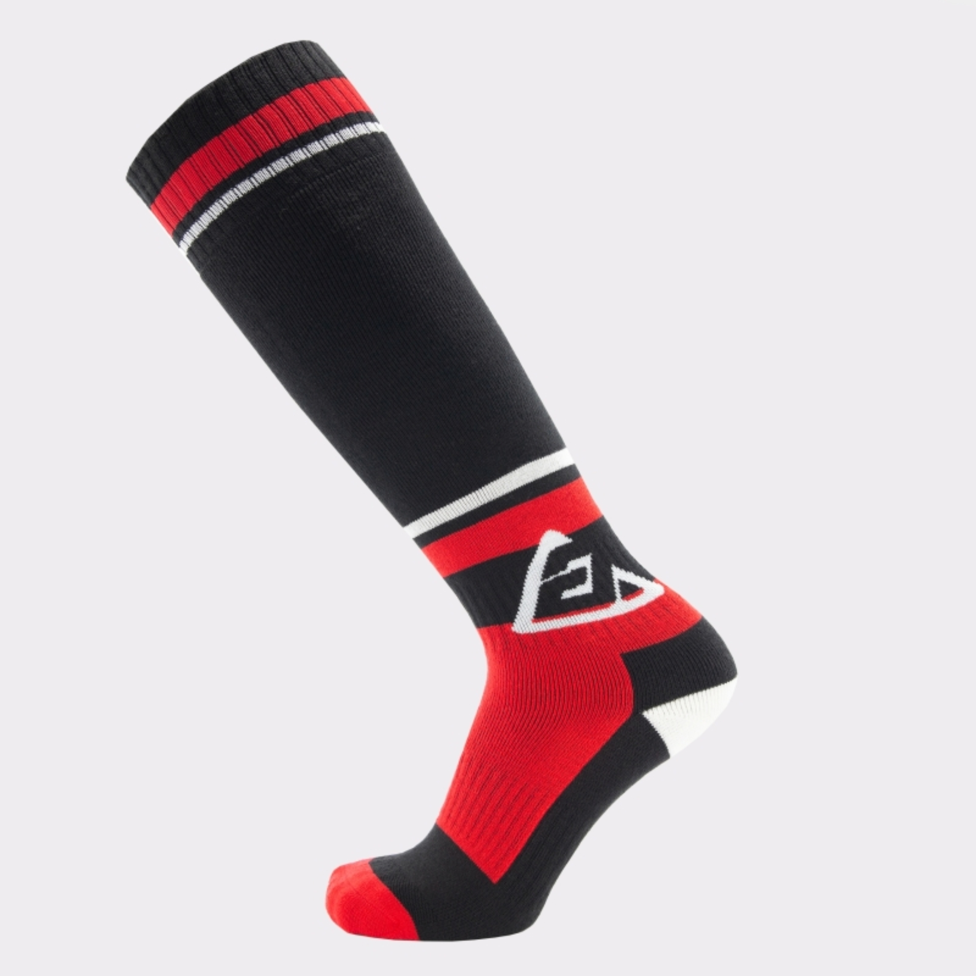 Picture of ANS Socks B - Answer Moto Socks Black/Red - Small/Medium ans475287