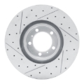 Picture of RNC Geo-Carbon Rotor - Drill & Slot - R1 10-24 Audi RS E-Tron Gt Right Front Drilled & Slotted Geo-Carbon Rotor rnc830-02085D