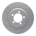 Picture of RNC Geo-Carbon Rotor - Drill & Slot - R1 65-66 Ford Galaxie Front Left Drilled & Slotted Geo-Carbon Rotor rnc830-54043L