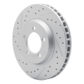 Picture of RNC Geo-Carbon Rotor - Drill & Slot - R1 65-66 Ford Galaxie Front Left Drilled & Slotted Geo-Carbon Rotor rnc830-54043L