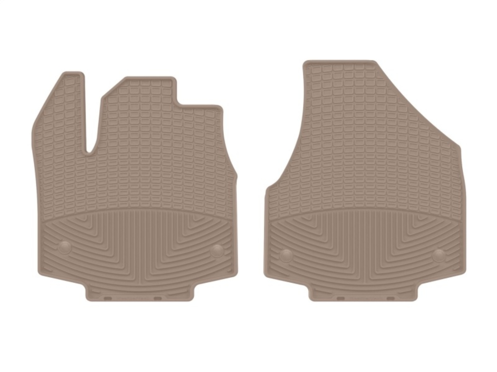 Picture of WeatherTech WT Rubber Mats-Front-Tan Floor Mats - W793TN