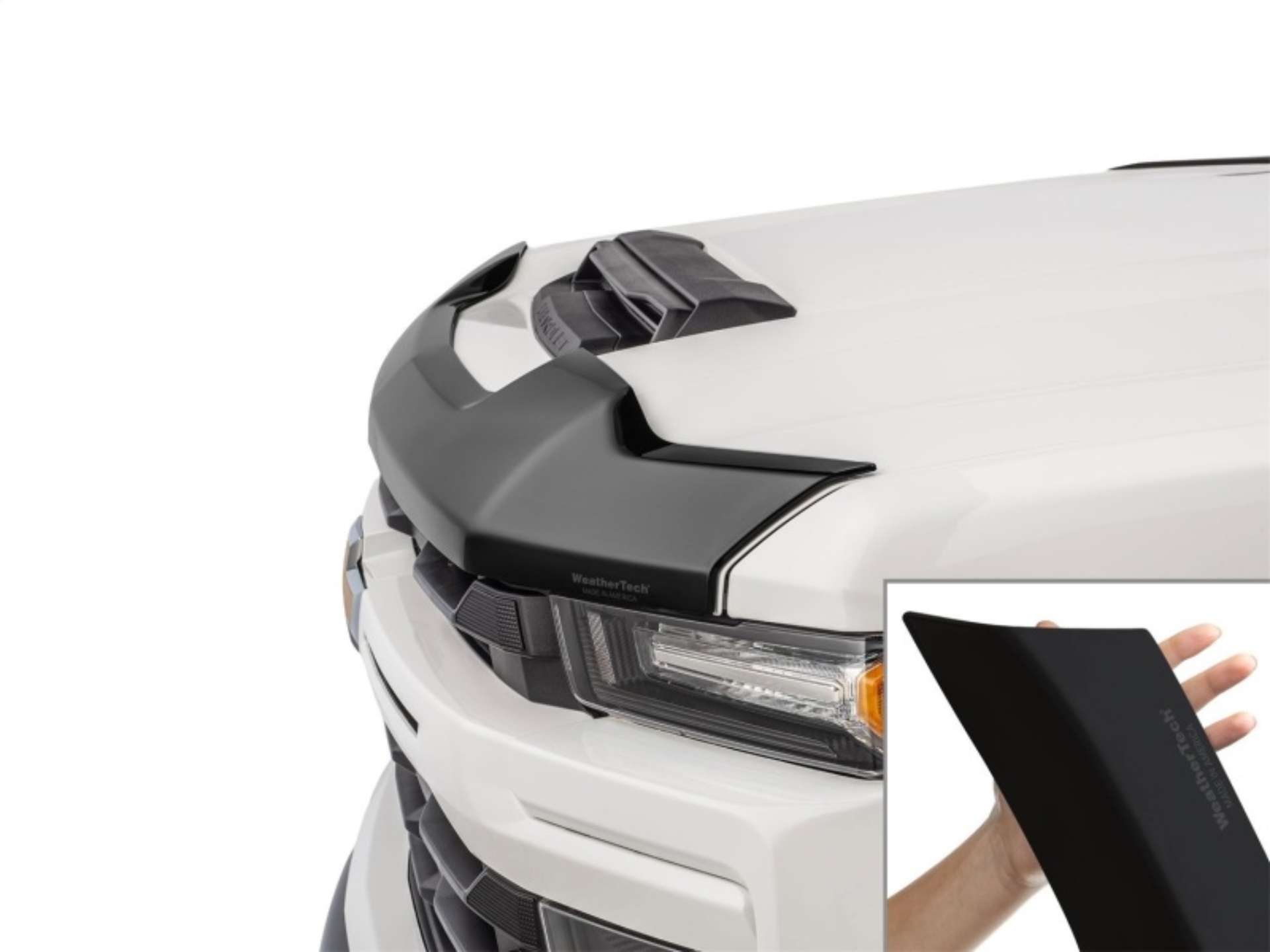 Picture of WeatherTech WT Hood Protector Stone/Bug Deflectors - 55189IMB