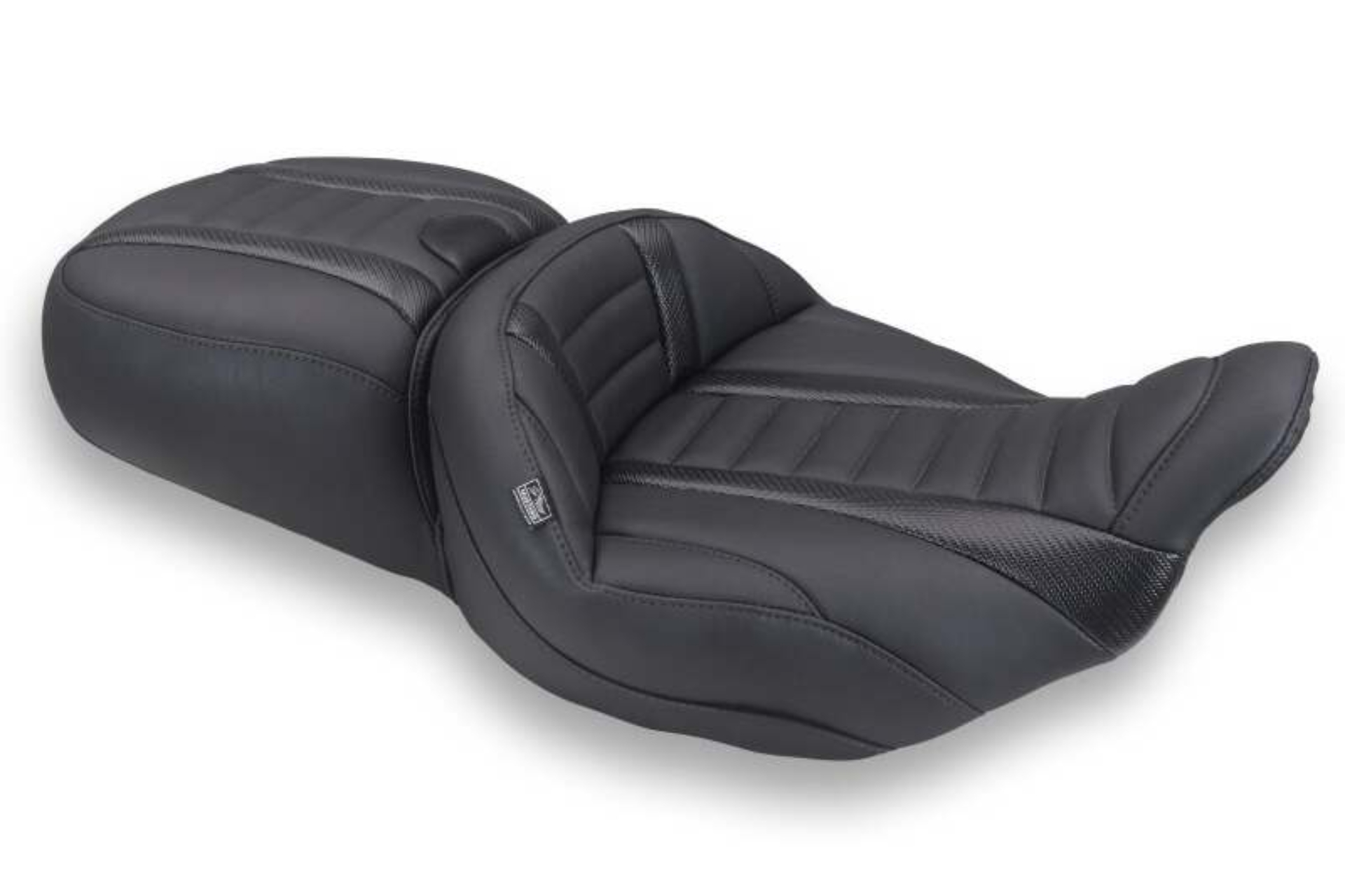 Picture of Mustang Motorcycle MMP One-Piece 2 Up Seat Solo Motorcycle Seats - 89480