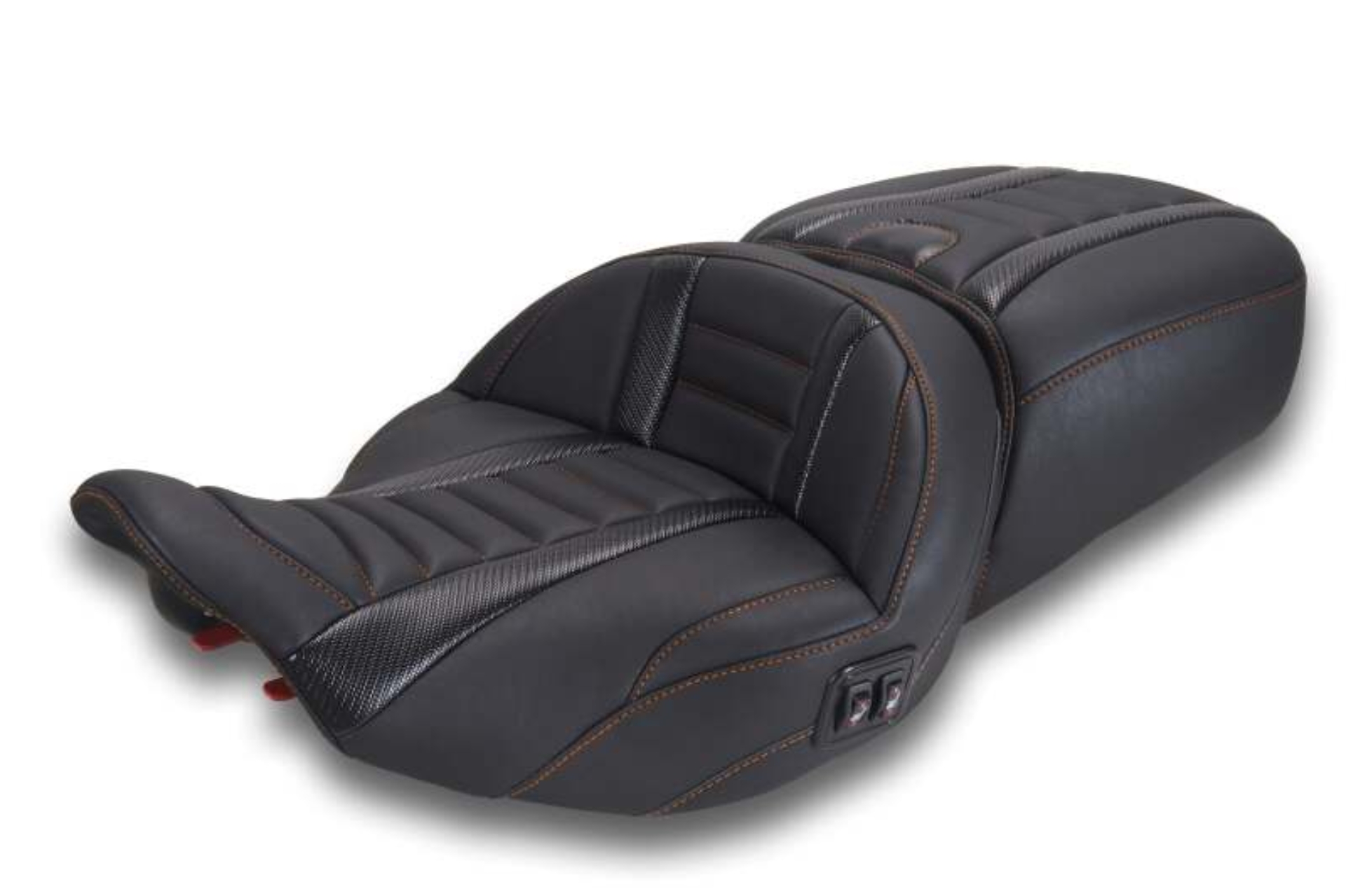 Picture of Mustang Motorcycle MMP 1 Piece Heated One-Piece Motorcycle Seats - 89415MO