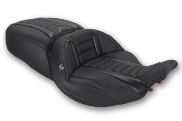 Picture of Mustang Motorcycle MMP One-Piece 2 Up Seat Solo Motorcycle Seats - 89412MO