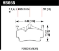 Picture of Hawk Performance HAWK DTC-60 Brake Pad Sets - HB665G.577