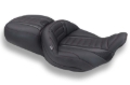 Picture of Mustang Motorcycle MMP One-Piece 2 Up Seat Solo Motorcycle Seats - 89480DC