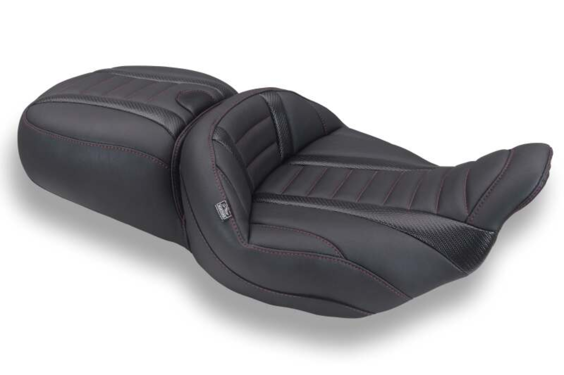 Picture of Mustang Motorcycle MMP One-Piece 2 Up Seat Solo Motorcycle Seats - 89480DC