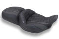 Picture of Mustang Motorcycle MMP One-Piece 2 Up Seat Solo Motorcycle Seats - 89480SB