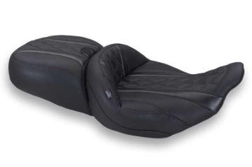 Picture of Mustang Motorcycle MMP One-Piece 2 Up Seat Solo Motorcycle Seats - 89482