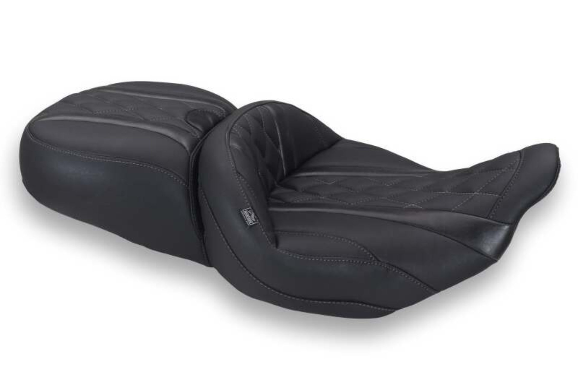 Picture of Mustang Motorcycle MMP One-Piece 2 Up Seat Solo Motorcycle Seats - 89482GM
