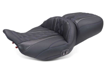 Picture of Mustang Motorcycle MMP Heated ST Reach One-Piece Motorcycle Seats - 89483SB