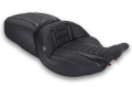 Picture of Mustang Motorcycle MMP One-Piece 2 Up Seat Solo Motorcycle Seats - 89412AB