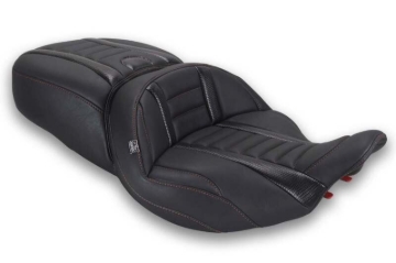 Picture of Mustang Motorcycle MMP One-Piece 2 Up Seat Solo Motorcycle Seats - 89412AB