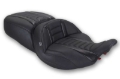 Picture of Mustang Motorcycle MMP One-Piece 2 Up Seat Solo Motorcycle Seats - 89412