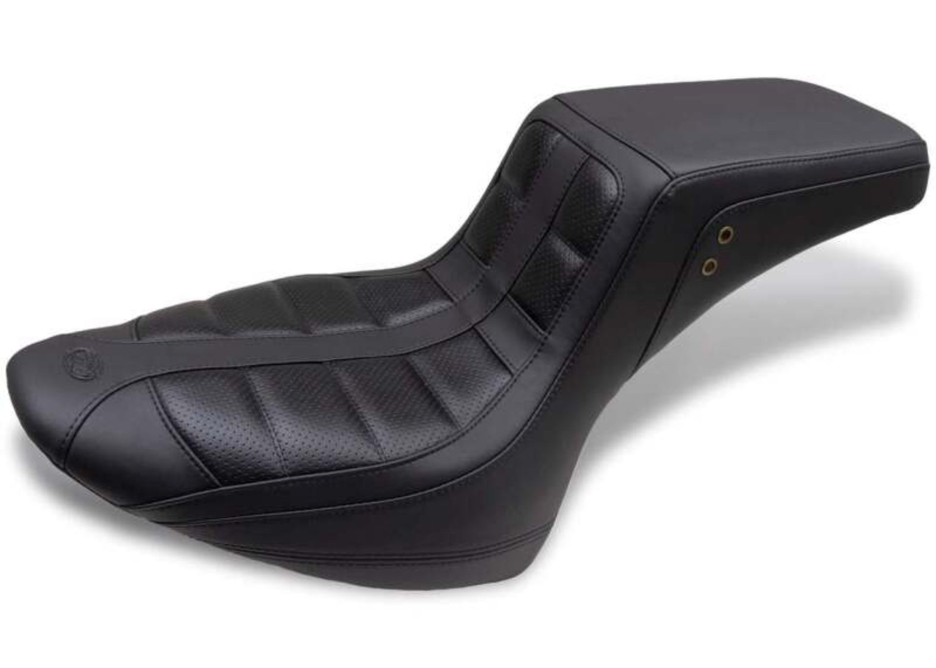 Picture of Mustang Motorcycle MMP 1 Piece with Driver and Passenger Backrest Original One-Piece Motorcycle Seats - 78800