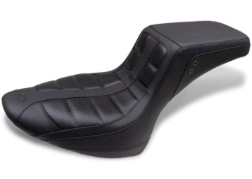 Picture of Mustang Motorcycle MMP 1 Piece with Driver and Passenger Backrest Original One-Piece Motorcycle Seats - 78800