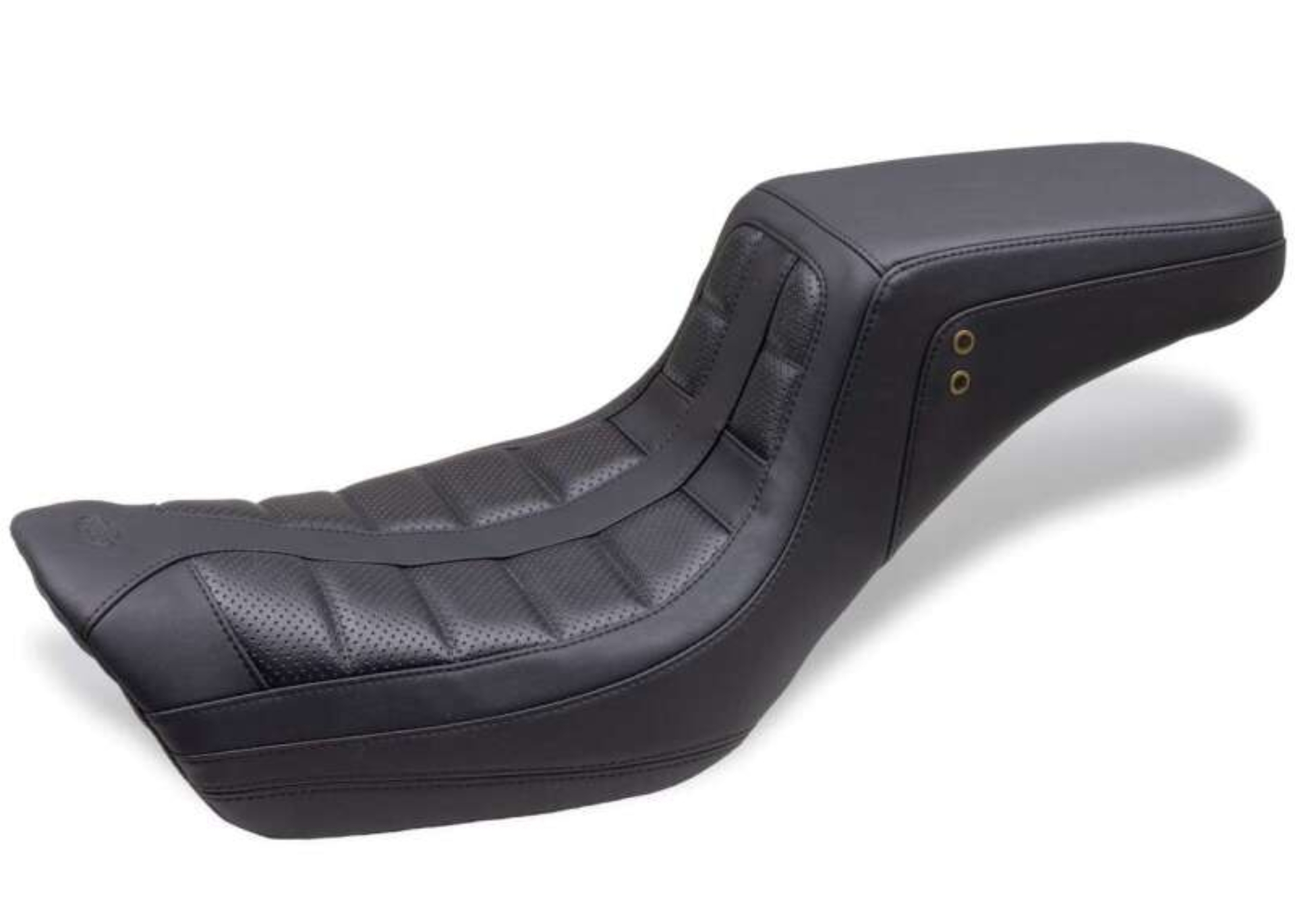 Picture of Mustang Motorcycle MMP 1 Piece with Driver and Passenger Backrest Original One-Piece Motorcycle Seats - 78803