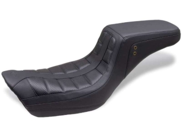 Picture of Mustang Motorcycle MMP 1 Piece with Driver and Passenger Backrest Original One-Piece Motorcycle Seats - 78803
