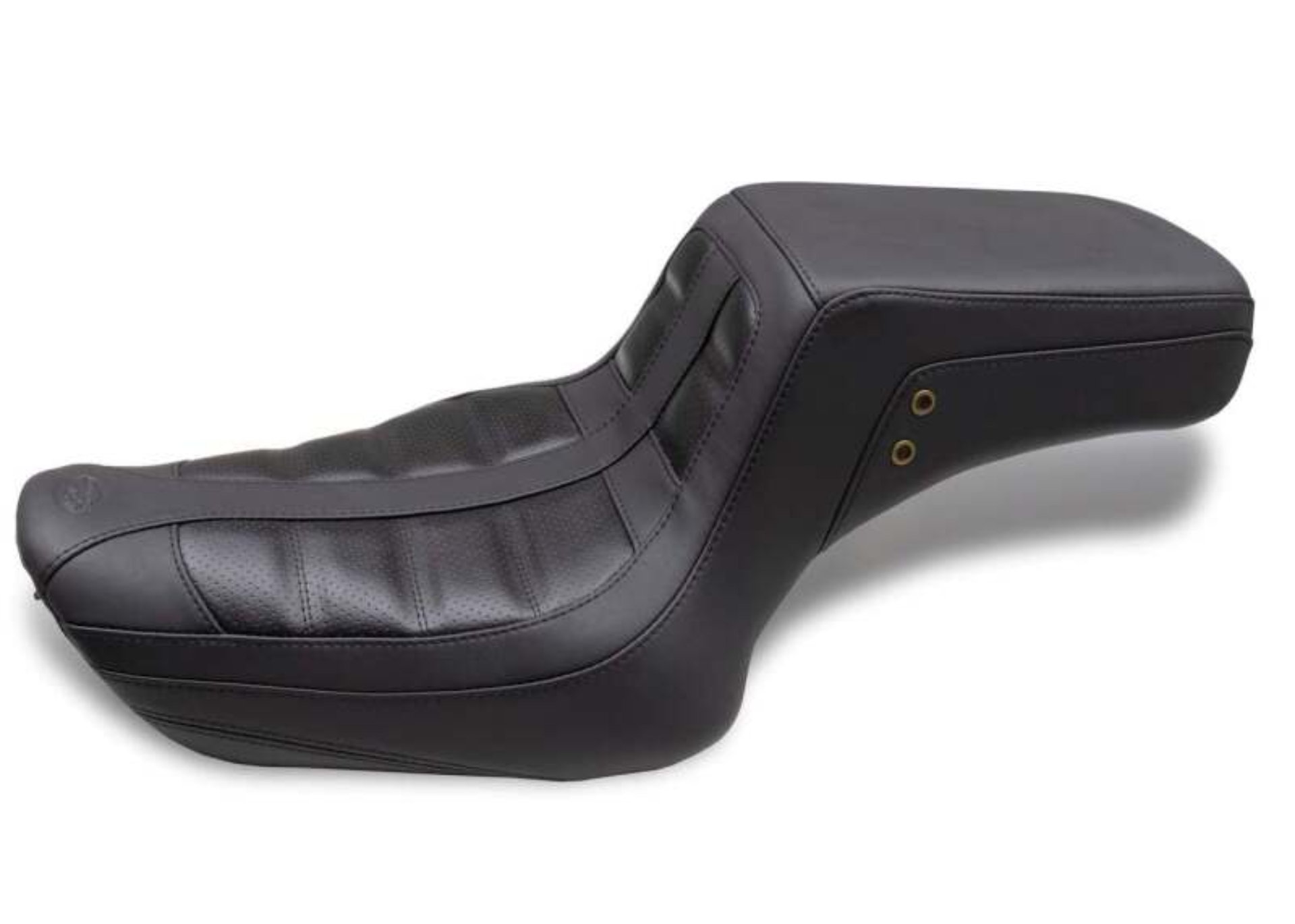 Picture of Mustang Motorcycle MMP 1 Piece with Driver and Passenger Backrest Original One-Piece Motorcycle Seats - 78802