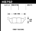 Picture of Hawk Performance HAWK HPS 5.0 Brake Pad Sets Rear - HB792B.676