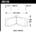Picture of Hawk Performance HAWK HT-10 Brake Pad Sets - HB126S.505