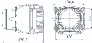 Picture of HEADLAMP DE-US A/F MD12/24 1AL
