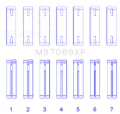 Picture of King Engine Bearings KING Performance Main Bearings - MB7089XP0.25