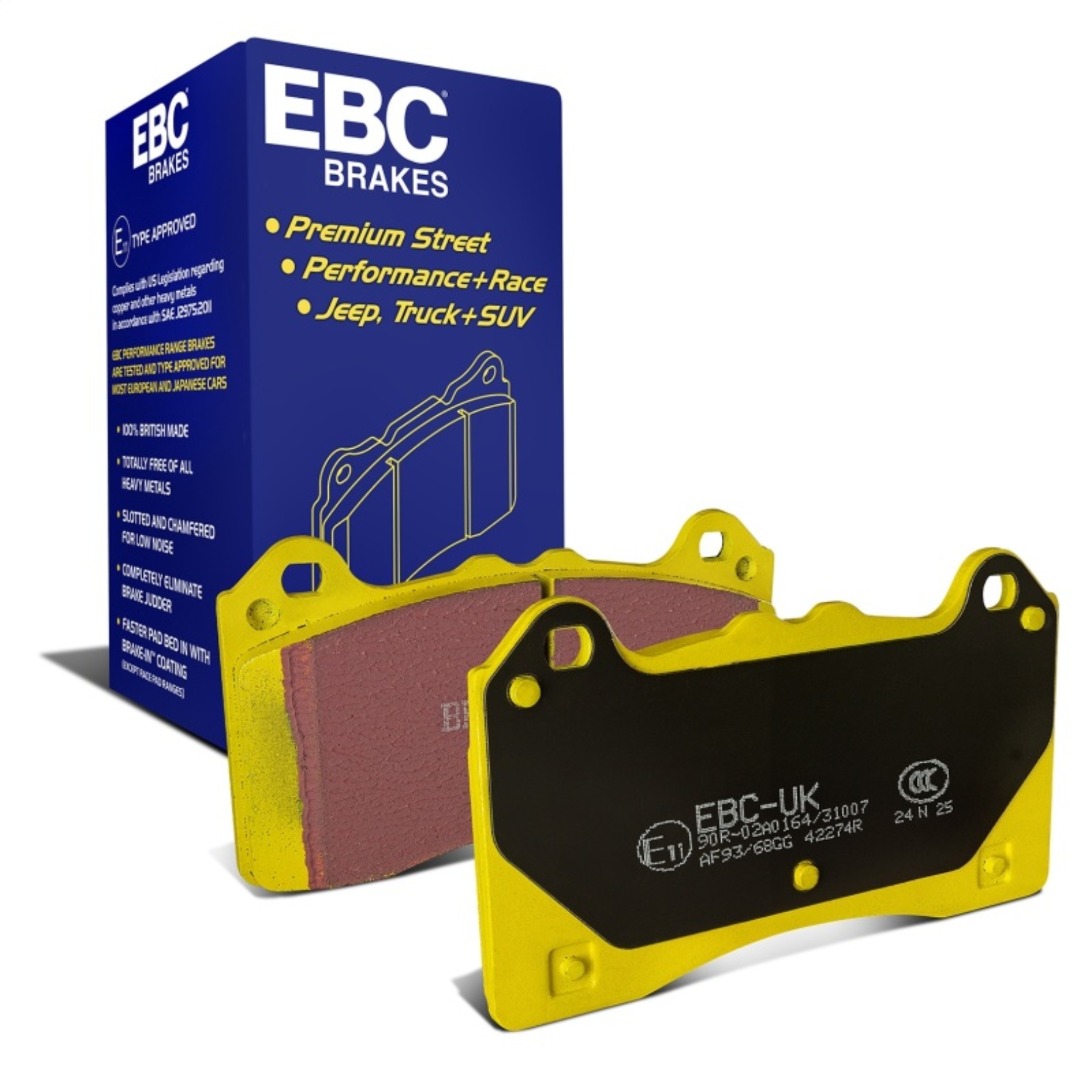 Picture of EBC Yellowstuff Brake Pad Sets - DP42274R