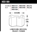 Picture of Hawk Performance HAWK DTC-60 Brake Pad Sets - HB199G.702