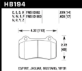 Picture of Hawk Performance HAWK Ceramic Brake Pad Sets - HB194Z.570