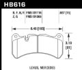 Picture of Hawk Performance HAWK Ceramic Brake Pad Sets - HB616Z.607