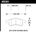 Picture of Hawk Performance HAWK LTS Brake Pads - HB381Y.661