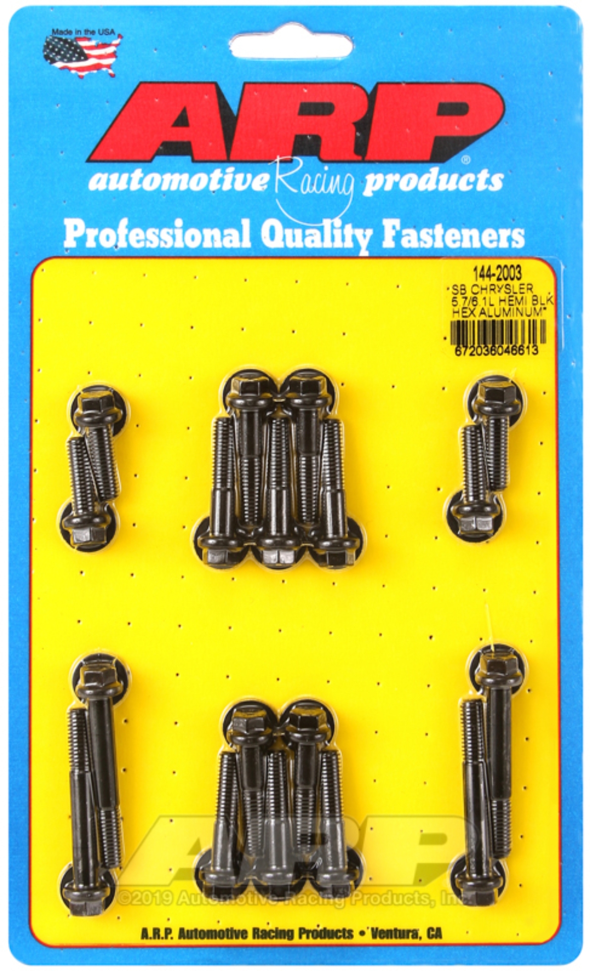 Picture of ARP Intake Manifold Bolt Kits Hardware Kits - 144-2003