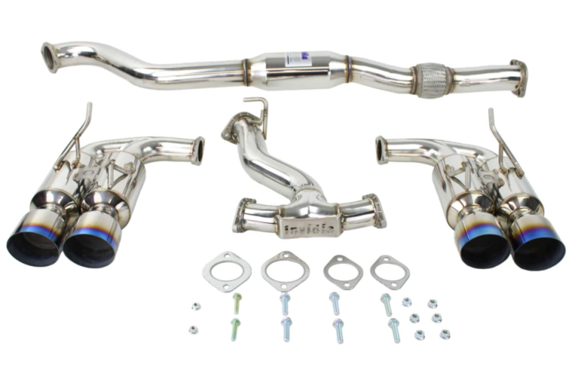 Picture of Invidia INV Gemini-Titanium Tips Catback - HS08ST5GM4ST