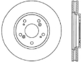 Picture of Sport Slotted Cryo Brake Rotor; Rear Right
