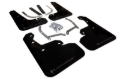 Picture of Rally Armor RAL UR Blk Flap/Grey Logo Mud Flaps - MF45-UR-BLK/GRY
